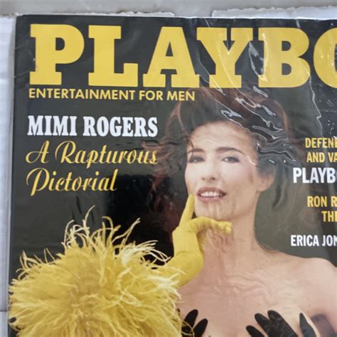 mimi rogers boobs|1993, March, Playboy Cover .